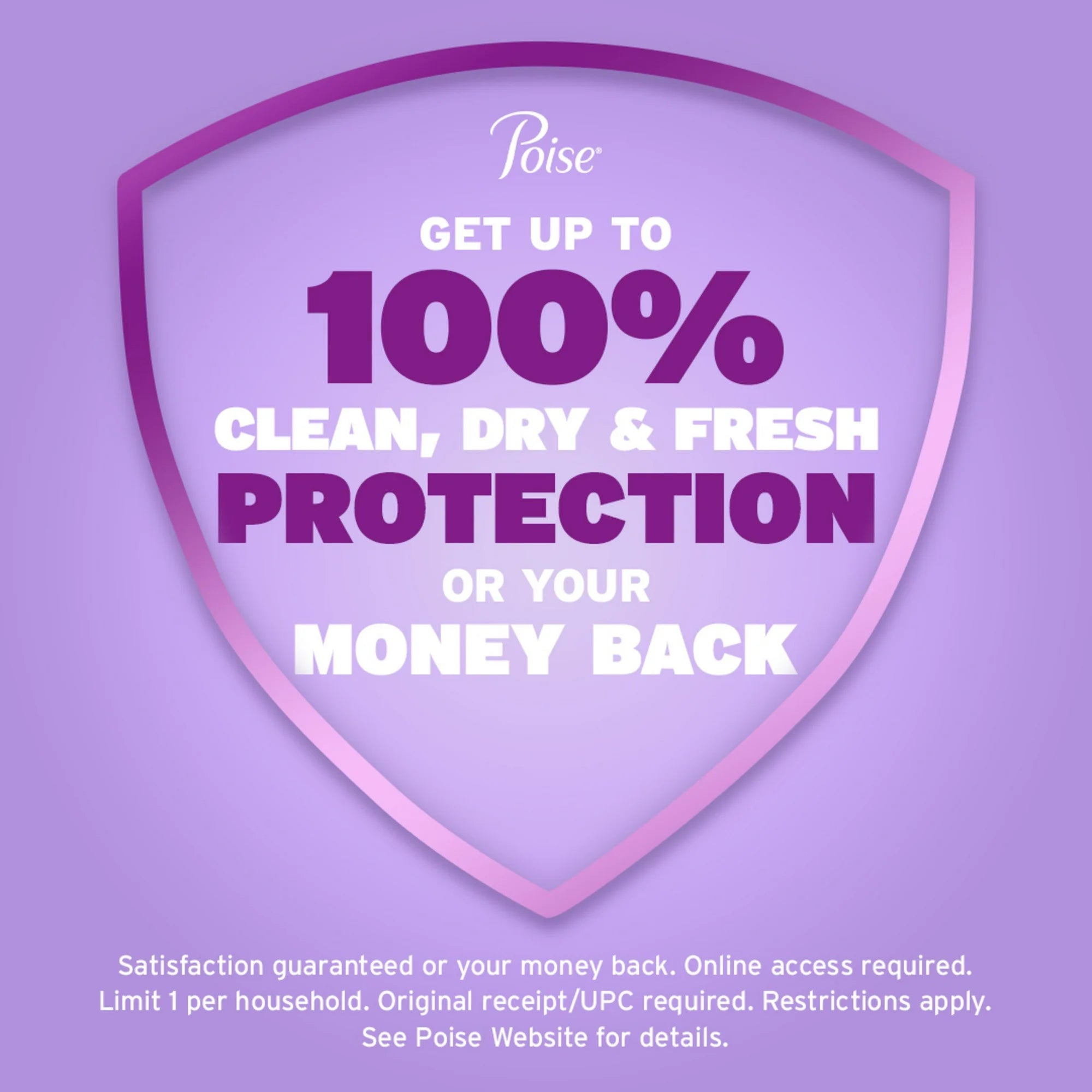 Poise Incontinence Pads for Women, 4 Drop Moderate Absorbency, Long Length, 16 Count