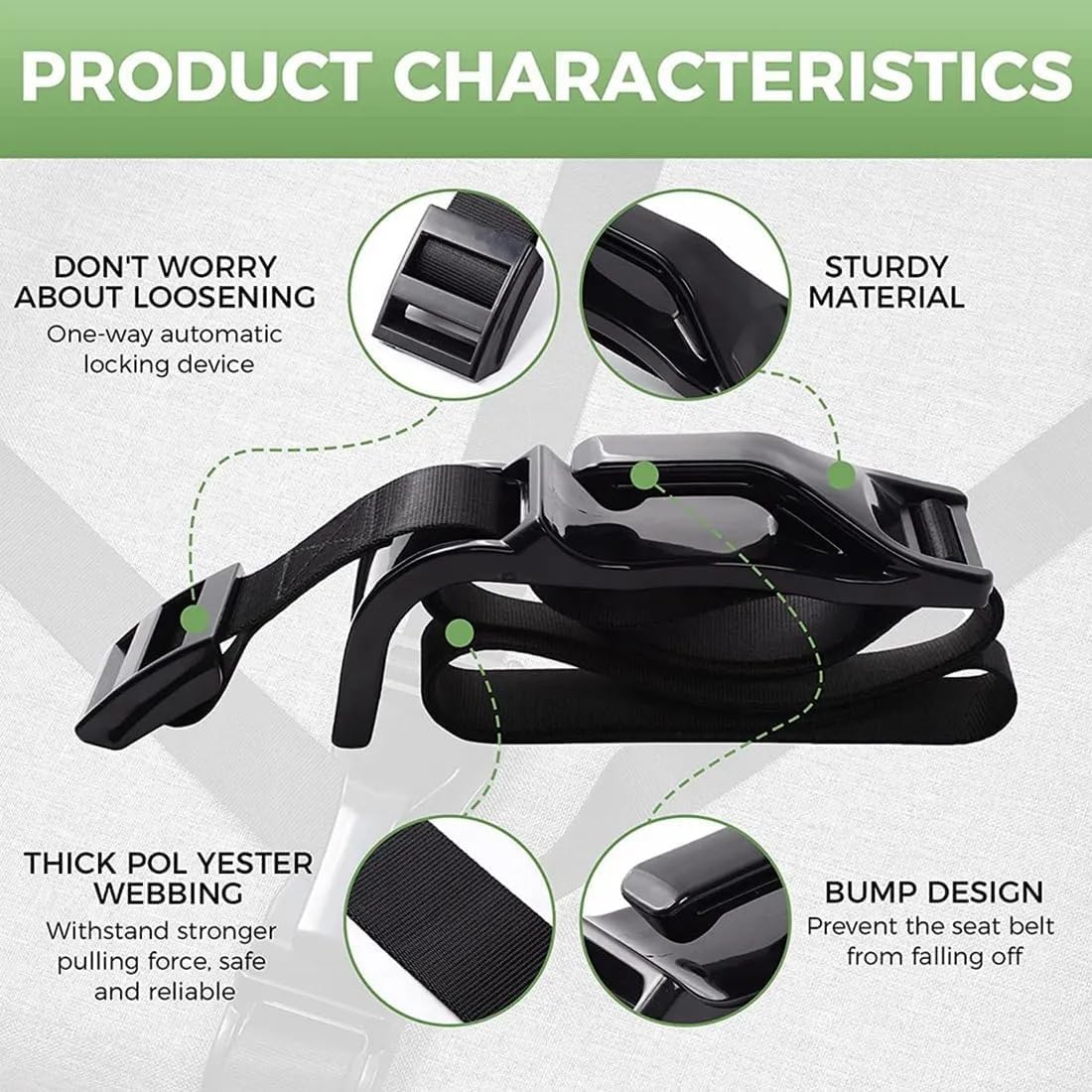 3QUEENS Pregnancy Seat Belt Adjuster