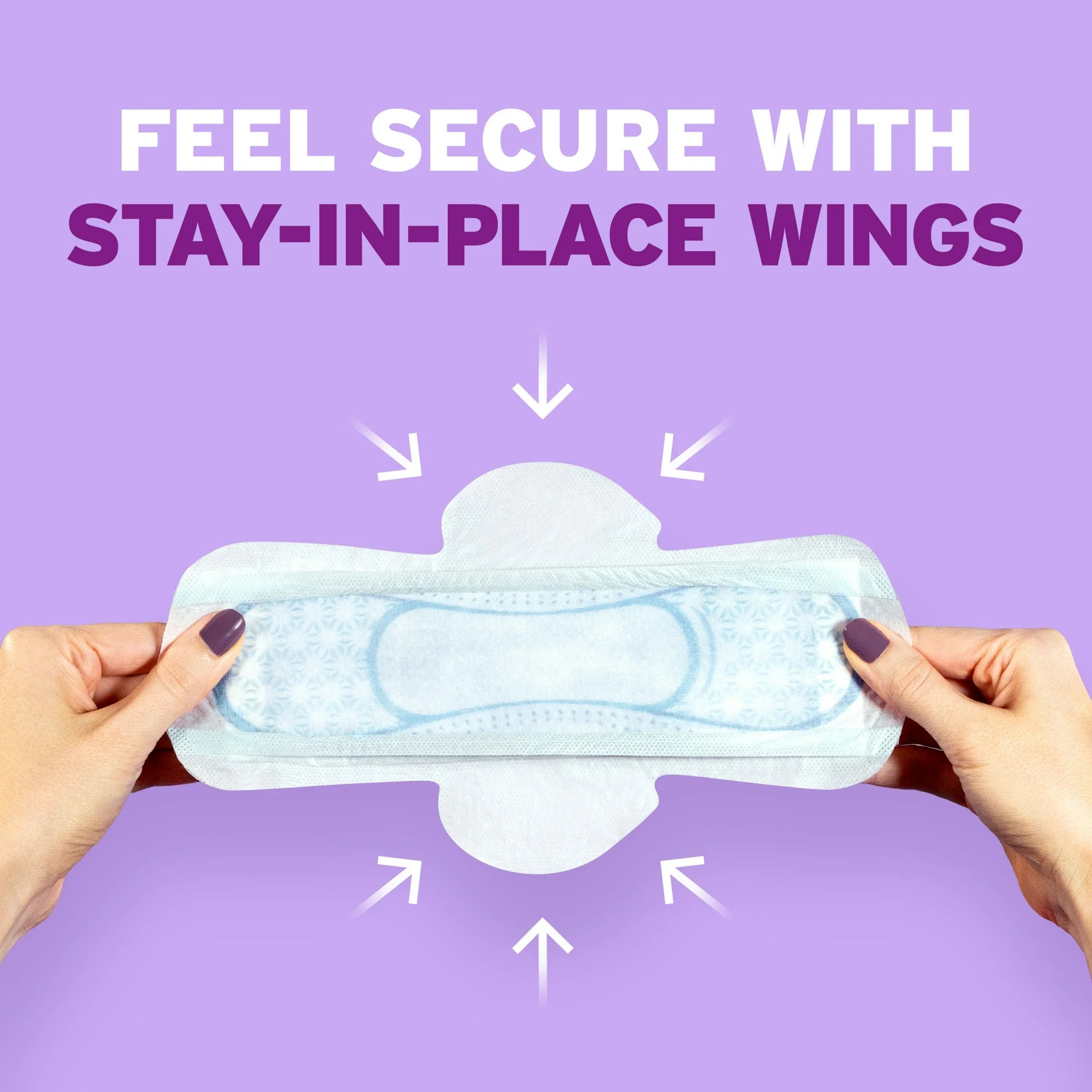 Poise Ultra Thin Incontinence Pads with Wings, 4 Drop Moderate Absorbency, 54 Count