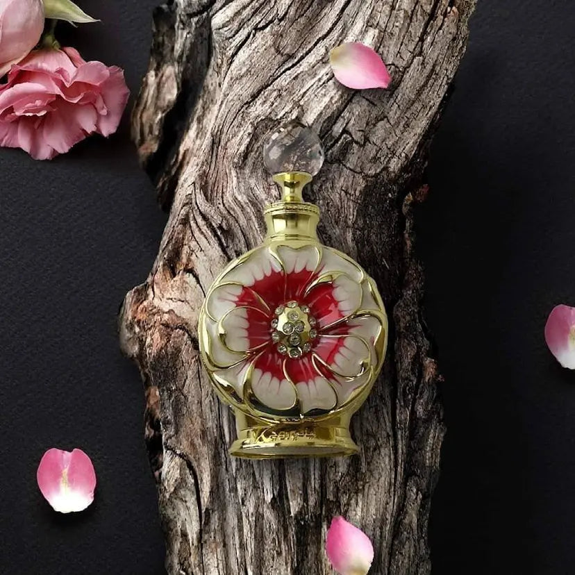 Swiss Arabian Layali Rouge - Long Lasting Oud & Floral Perfume Oil - 0.5 oz