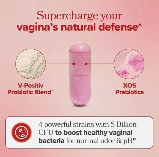 URO O Positiv Vaginal Probiotics + Prebiotic for Women 3 Pack | pH Balance Supply