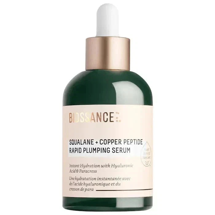 Biossance Squalane + Copper Peptide Rapid Plumping Serum 1.69 fl oz / 50ml | New