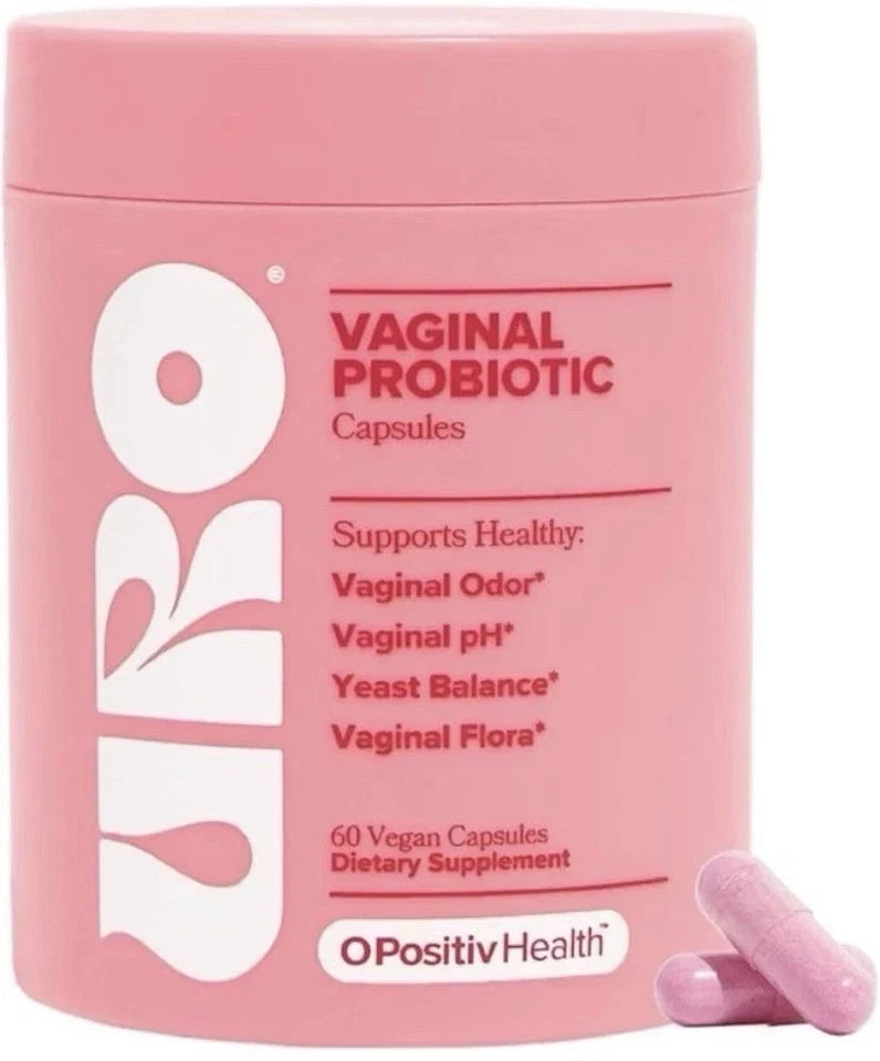 URO O Positiv Vaginal Probiotics + Prebiotic for Women 3 Pack | pH Balance Supply