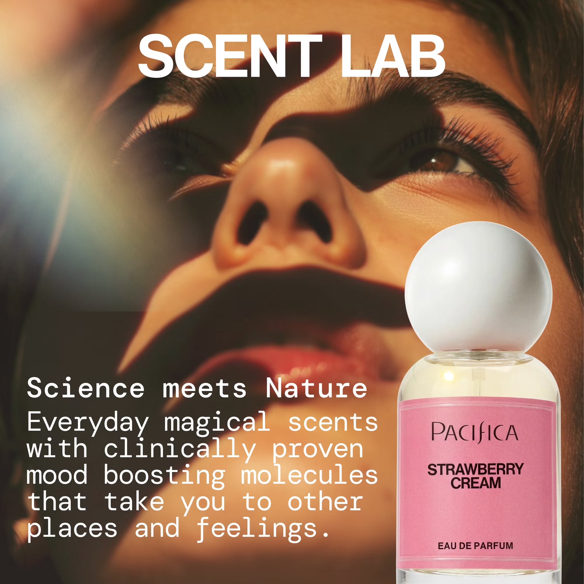 Pacifica Strawberry Cream Eau de Parfum 1 fl oz / 30ml | Unisex | Atomizing Spray | New