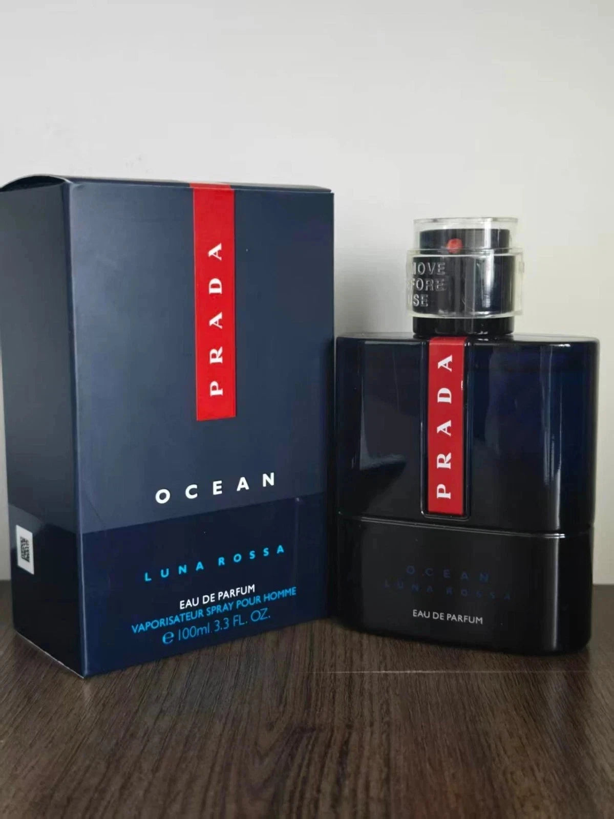 Prada Luna Rossa Ocean Eau de Toilette for Men 3.3 oz / 100ml Spray | New in Box