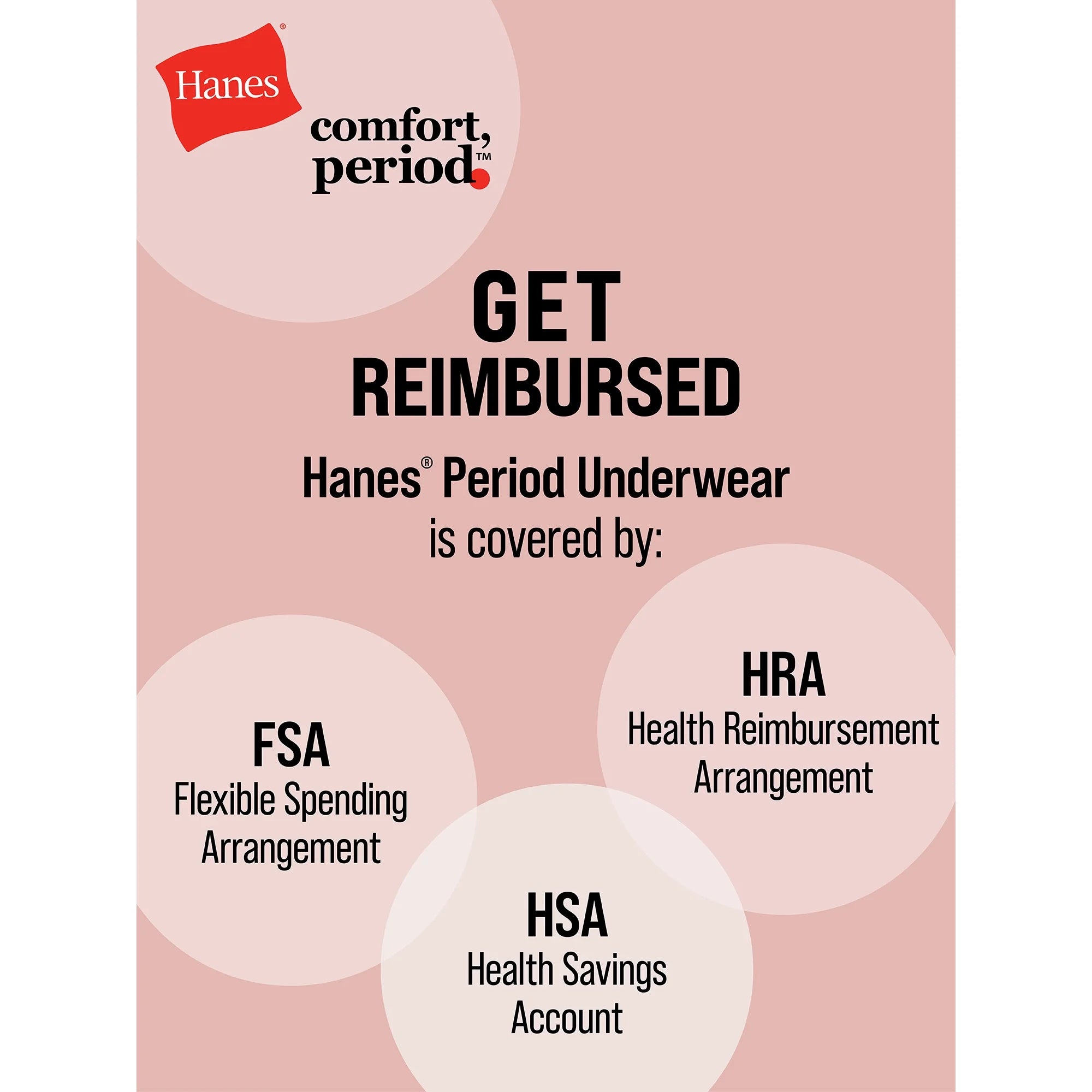 Hanes Women’s Period Underwear 3-Pack