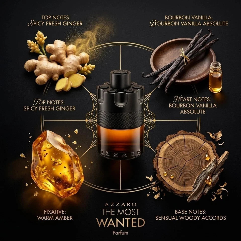 Azzaro The Most Wanted Parfum for Men 3.38 oz / 100ml Spray