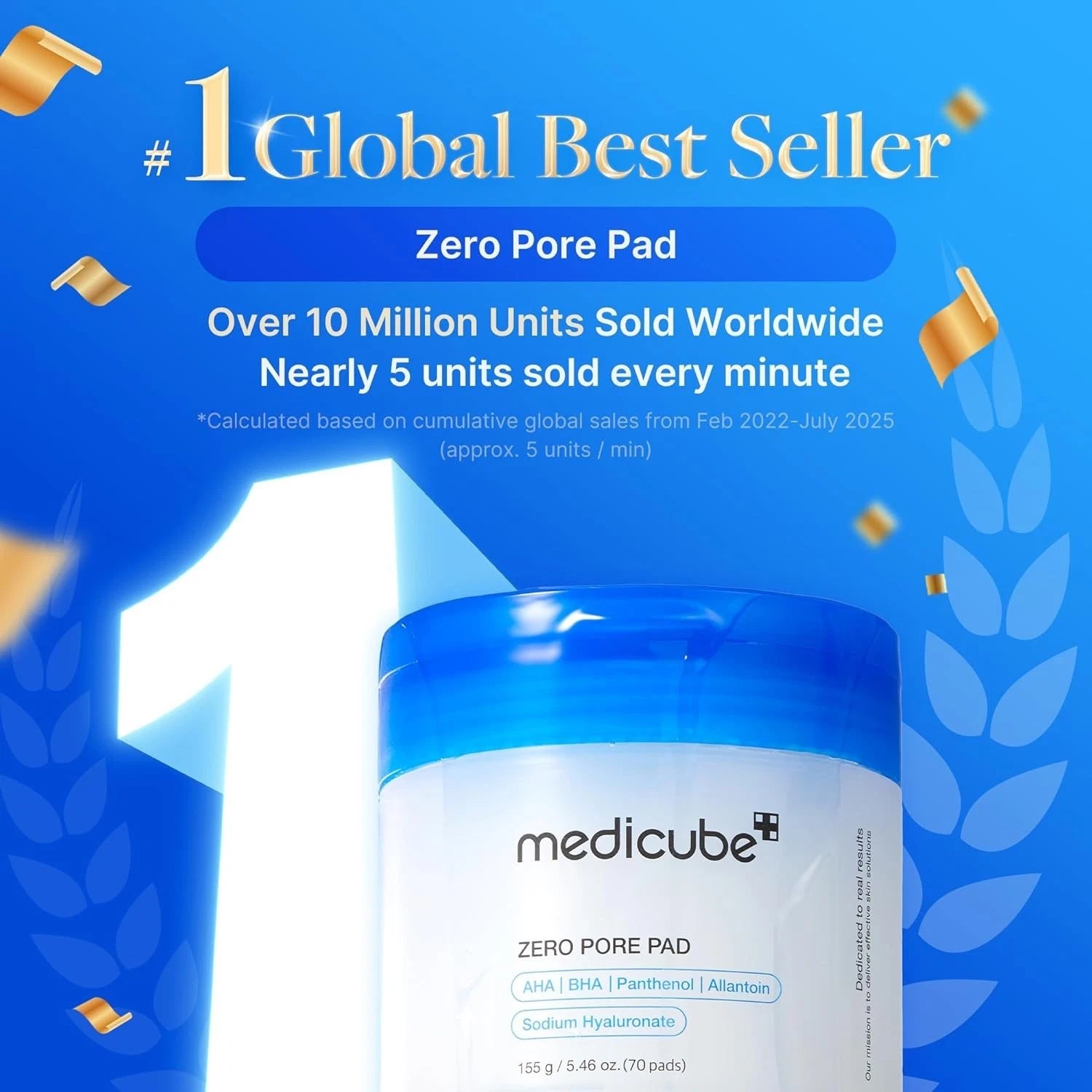 Medicube Zero Pore Pads 2.0, Dual-Textured Facial Toner Pads for Exfoliation