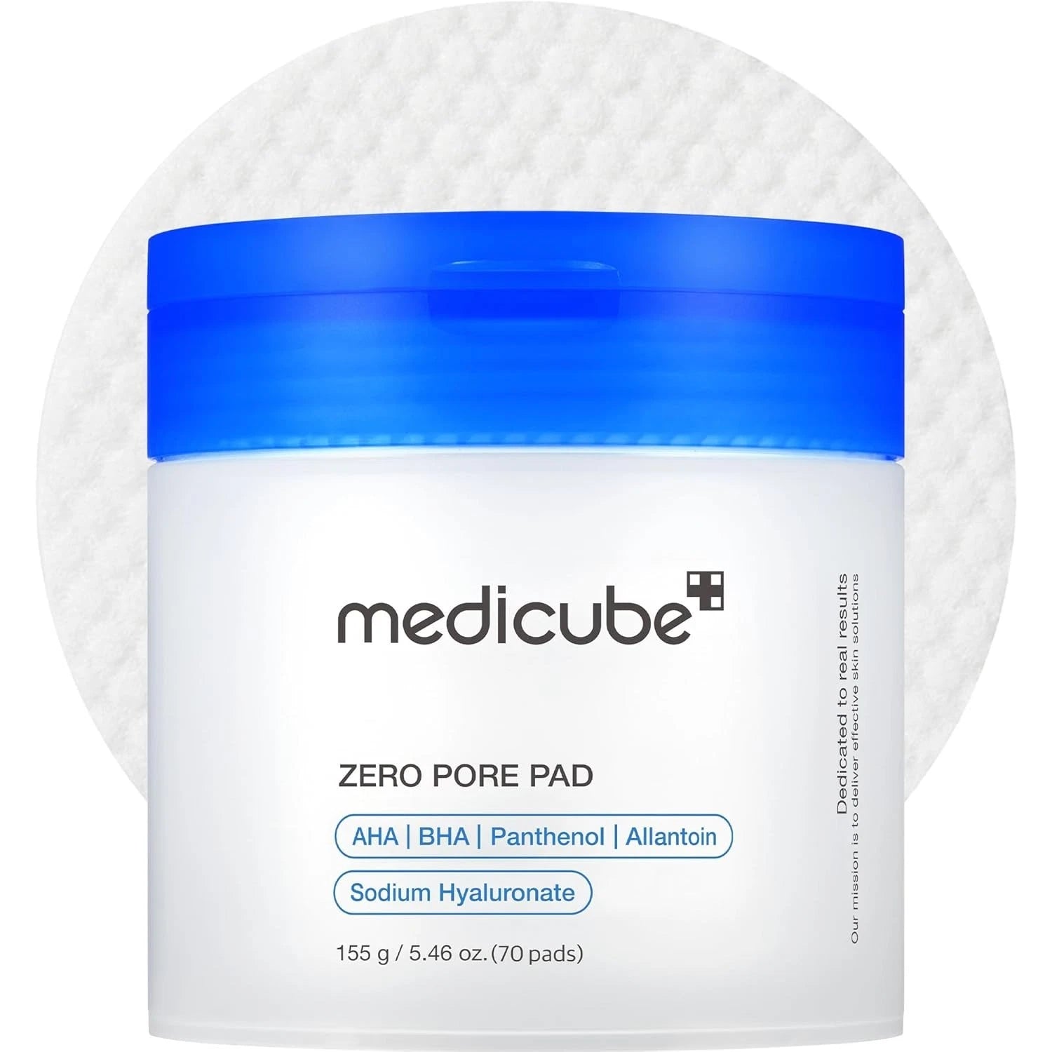 Medicube Zero Pore Pads 2.0, Dual-Textured Facial Toner Pads for Exfoliation