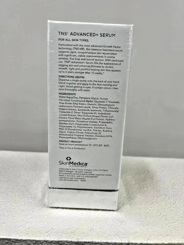 SkinMedica TNS Advanced+ Serum 1 oz / 30ml Anti-Aging | New Sealed | Exp. 2028