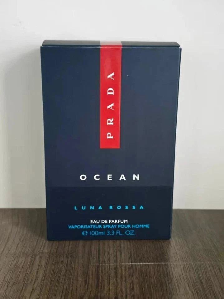 Prada Luna Rossa Ocean Eau de Toilette for Men 3.3 oz / 100ml Spray | New in Box