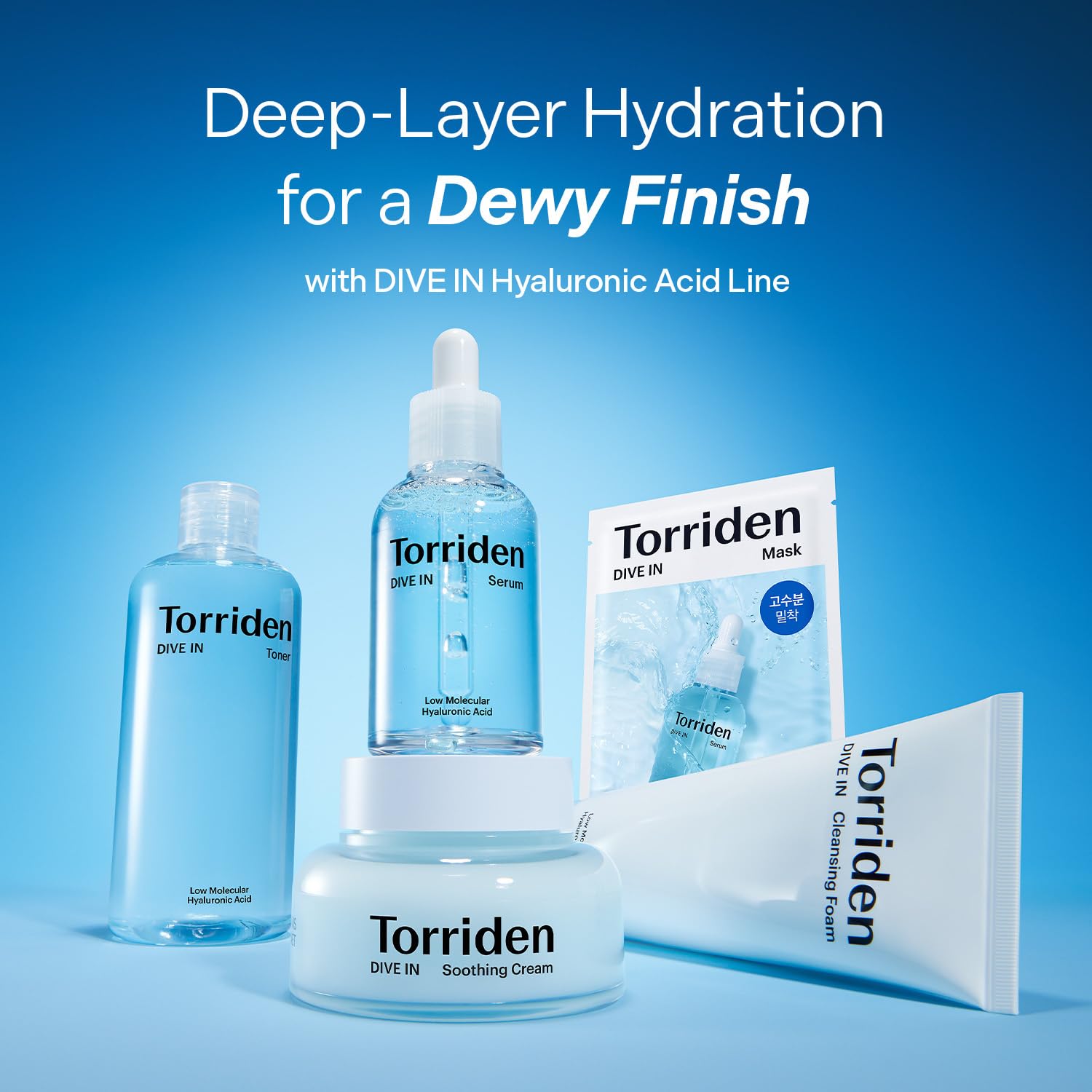 Torriden DIVE IN Hyaluronic Acid Serum 50ml / 1.69 fl oz | Deep Hydration | Korean K-Beauty | New