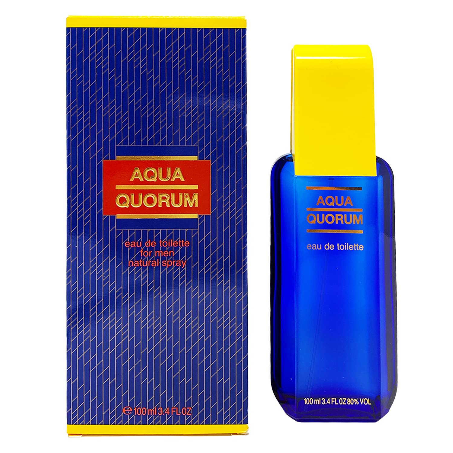 Antonio Puig Aqua Quorum Eau de Toilette for Men 3.4 oz / 100ml Spray | New