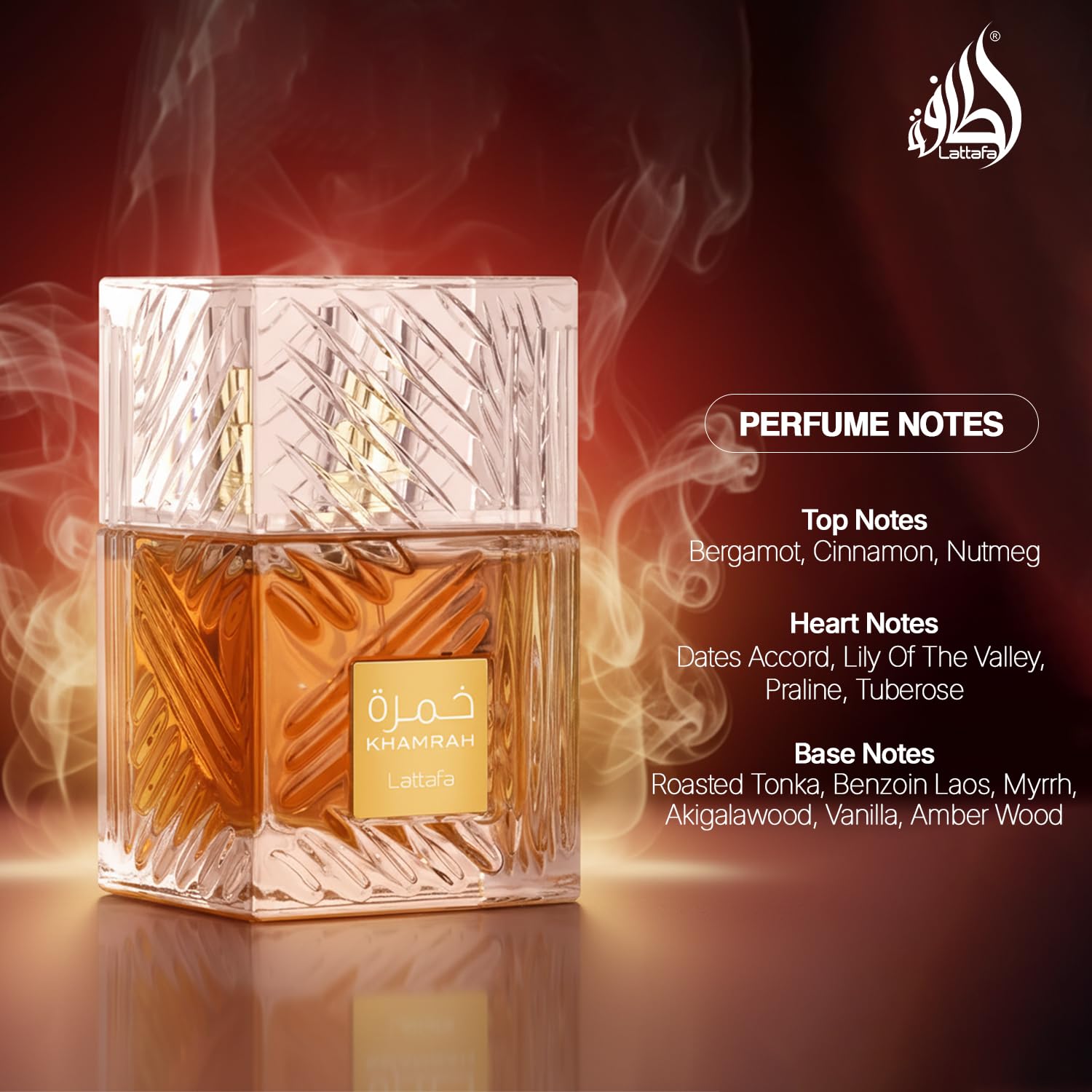 Lattafa Khamrah Eau de Parfum 3.4 oz / 100ml | Unisex | Long-Lasting | New